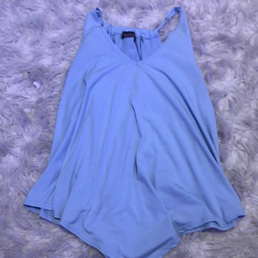 Sky blue top